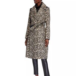 NWT Animal Print Via Spiga Coat - Size Small